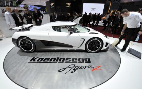 A new Koenigsegg Agera R car