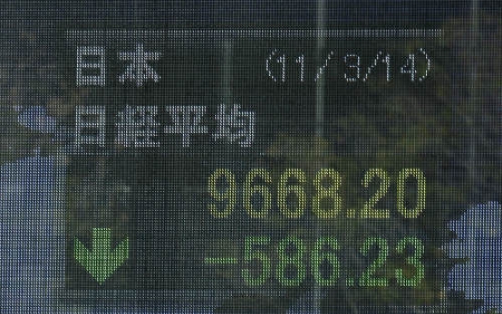 Tokyo shares plunge 6.18%