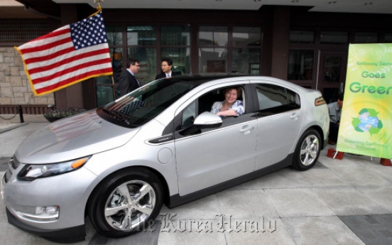 GM Korea road tests Volt electric car