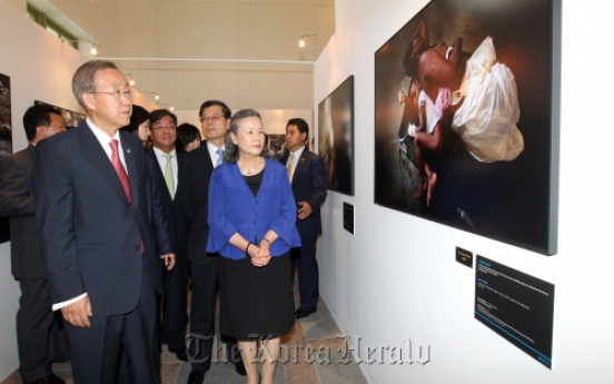 U.N.-themed photo exhibit opens in Seoul