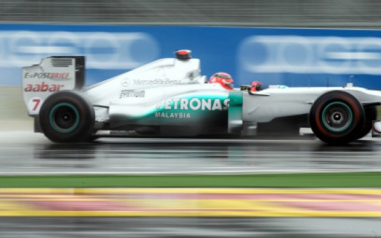 Schumacher fastest in Korean GP practice