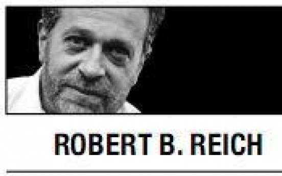 [Robert B. Reich] Being ‘on right track’ isn’t enough