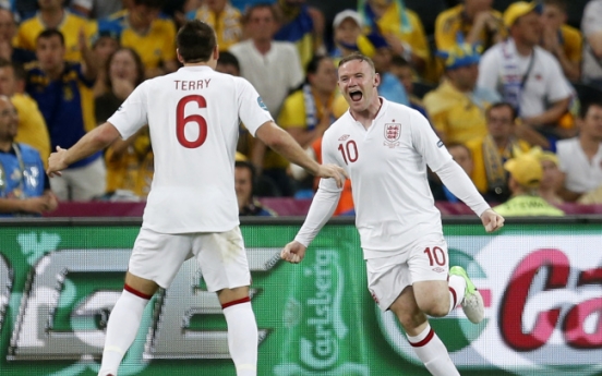 England beats Ukraine 1-0 to advance at Euro 2012