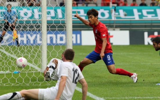 S. Korea beats New Zealand 2-1 in Olympic warm-up