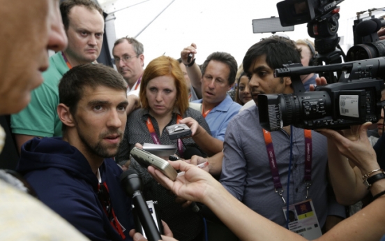 Phelps battles for London headlines