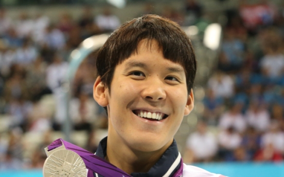 Park Tae-hwan grabs silver in 200-meter freestyle