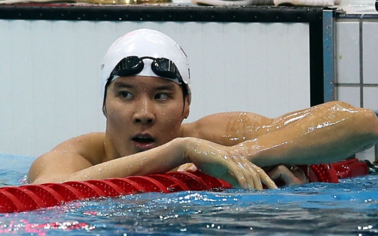 Park Tae-hwan reaches third swimming final in London