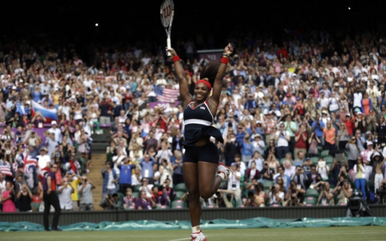 Serena takes gold after crushing Sharapova