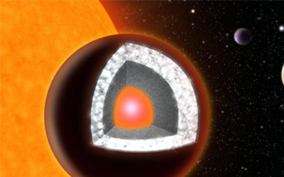 Distant planet may be mostly diamond