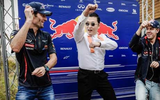 Formula One: Psy says fame 'unbelievable'