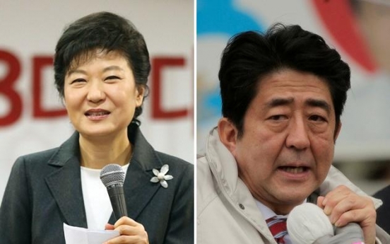 Park shuns Abe’s early gesture to thaw relations