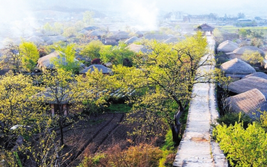 Traditional village with 600 years of history