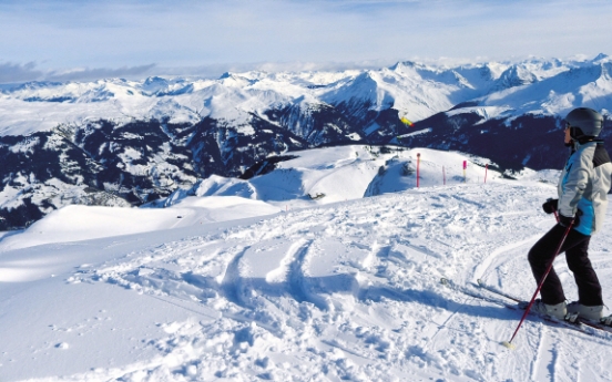 Arosa, in the Swiss Alps, a family-friendly ski spot