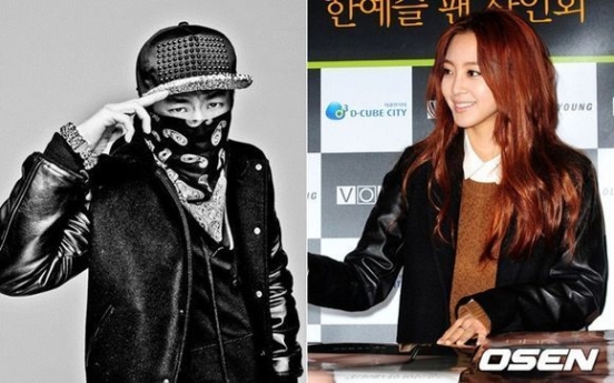 Han Ye-seul and Teddy in a relationship