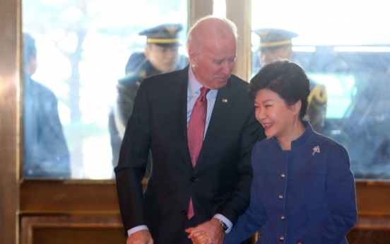 Biden reassures Korea of U.S. rebalance to Asia