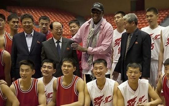 Rodman names team for exhibition