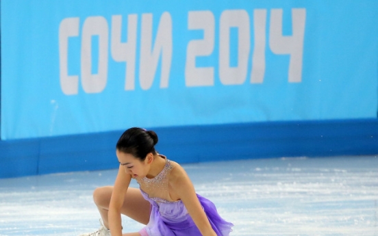 Japan's Asada has sudden, deep fall on Olympic ice