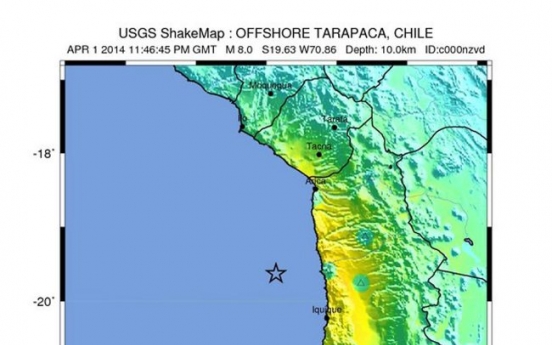 Chile orders evacuation as 8.2-magnitude quake kills 6