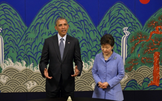 Park, Obama vow to deter N.K. provocations