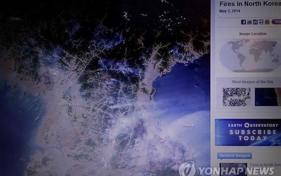 NASA satellite spots huge fires in North Korea