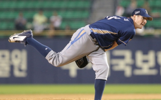 NC's Charlie Shirek throws KBO's first no-hitter in 14 years