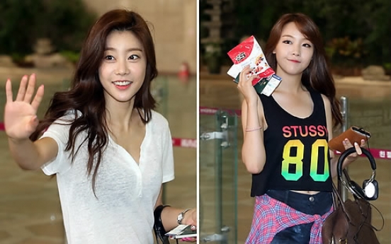 Girl’s Day shows off casual look at airport