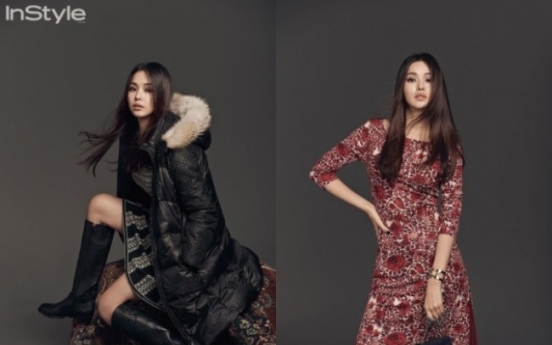 Lee Ha-nui boasts alluring look with Tory Burch