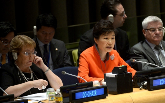 Park urges nations to do their part in climate deal