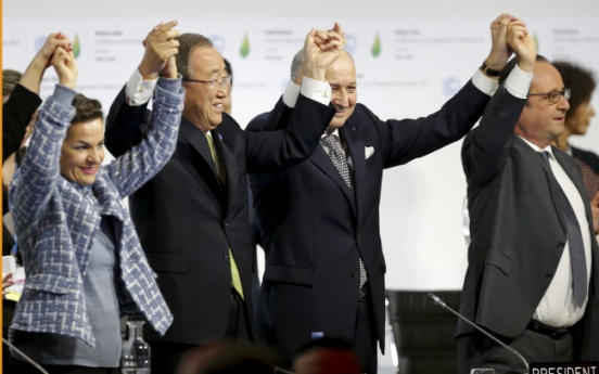 Euphoria as landmark Paris climate deal adopted