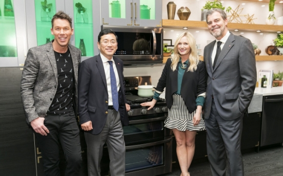 [Photo News] LG runs marketing campaign for premium kitchen appliances in U.S.