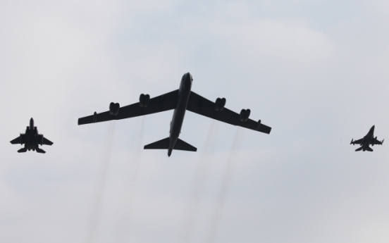 Korea, U.S. deploy B-52 strategic bomber over Korean Peninsula