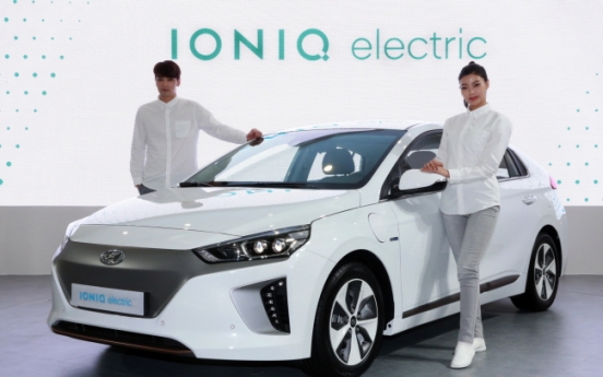 [EV Expo] Hyundai’s Ioniq Electric boasts long range, performance