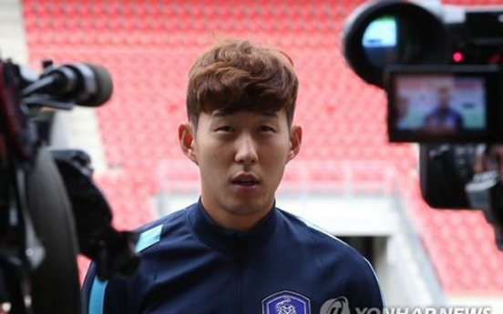 Son Heung-min apologizes over 'towel incident' in football friendly vs. Spain