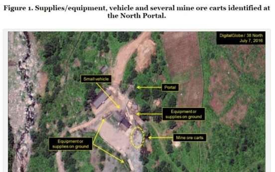 N. Korea's nuclear test site shows 'high-level activity': 38 North