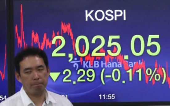 Korean shares edge down ahead of Fed meeting