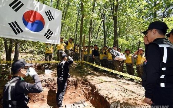 Korea excavates remains of 320 Korean War dead in H1