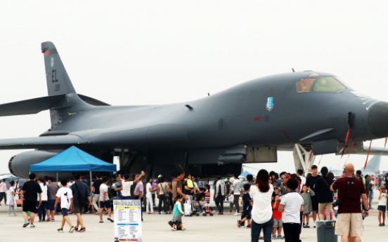 B-1B Lancer bombers opened to public in Korea