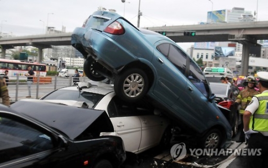 Traffic accidents in Seoul most frequent at Yeongdeungpo intersection