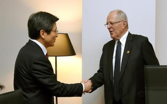 Korea, Peru push for stronger business ties at APEC meeting