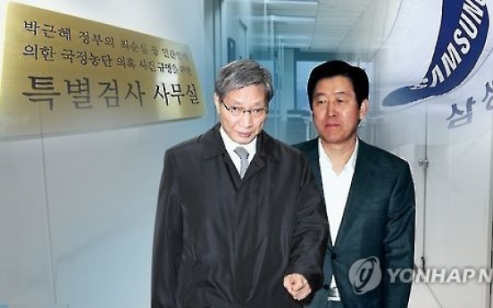 특검, 삼성그룹 중역 최지성·장충기 '구속영장' 검토