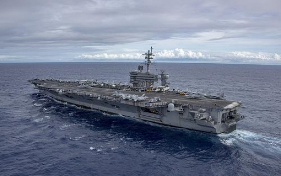 US aircraft carrier looks to join Seoul-Washington military drill