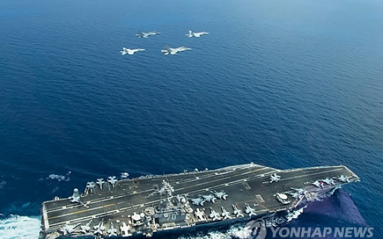 US Carl Vinson to arrive in S. Korea in mid-March for joint drills