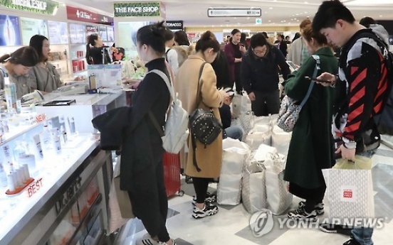 Major duty-free stores yet to be affected by dwindling Chinese tourists over THAAD