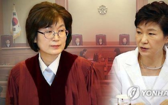 Park's lawyers urge court to ignore probe results in impeachment review