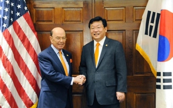 Korea's trade minister meets with US counterpart