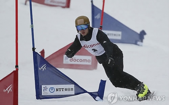 Korean snowboarder takes 5th place in parallel giant slalom at worlds