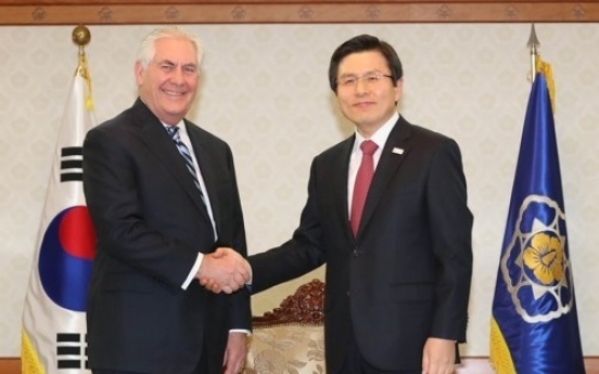 Tillerson reaffirms 'ironclad' security alliance with Korea