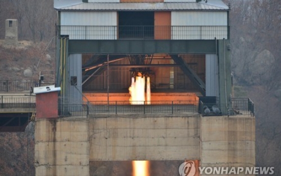 Seoul says N. Korea's rocket engine a 'meaningful' progress