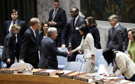 UN Security Council adopts statement condemning NK missile launch