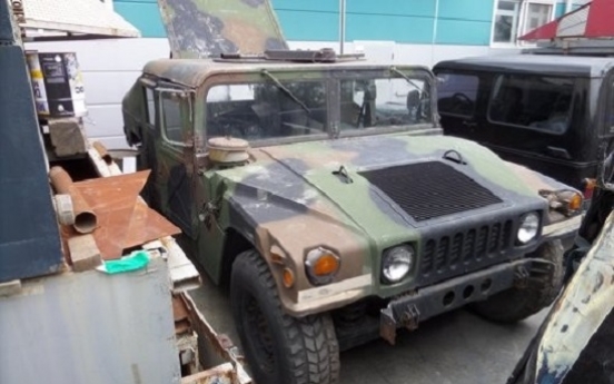 Ring busted for stealing USFK vehicles